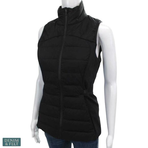 Lululemon Down for It All Vest Black PrimaLoft Goose Down Running Vest Size 6 - Picture 7 of 16